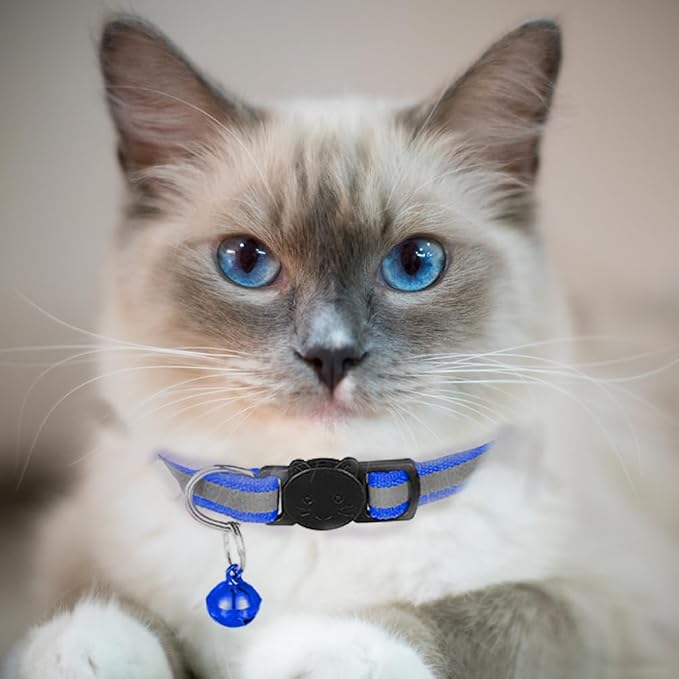 2 Pack Cat Collars Quick Release Reflective Kitten Collar - Image 4