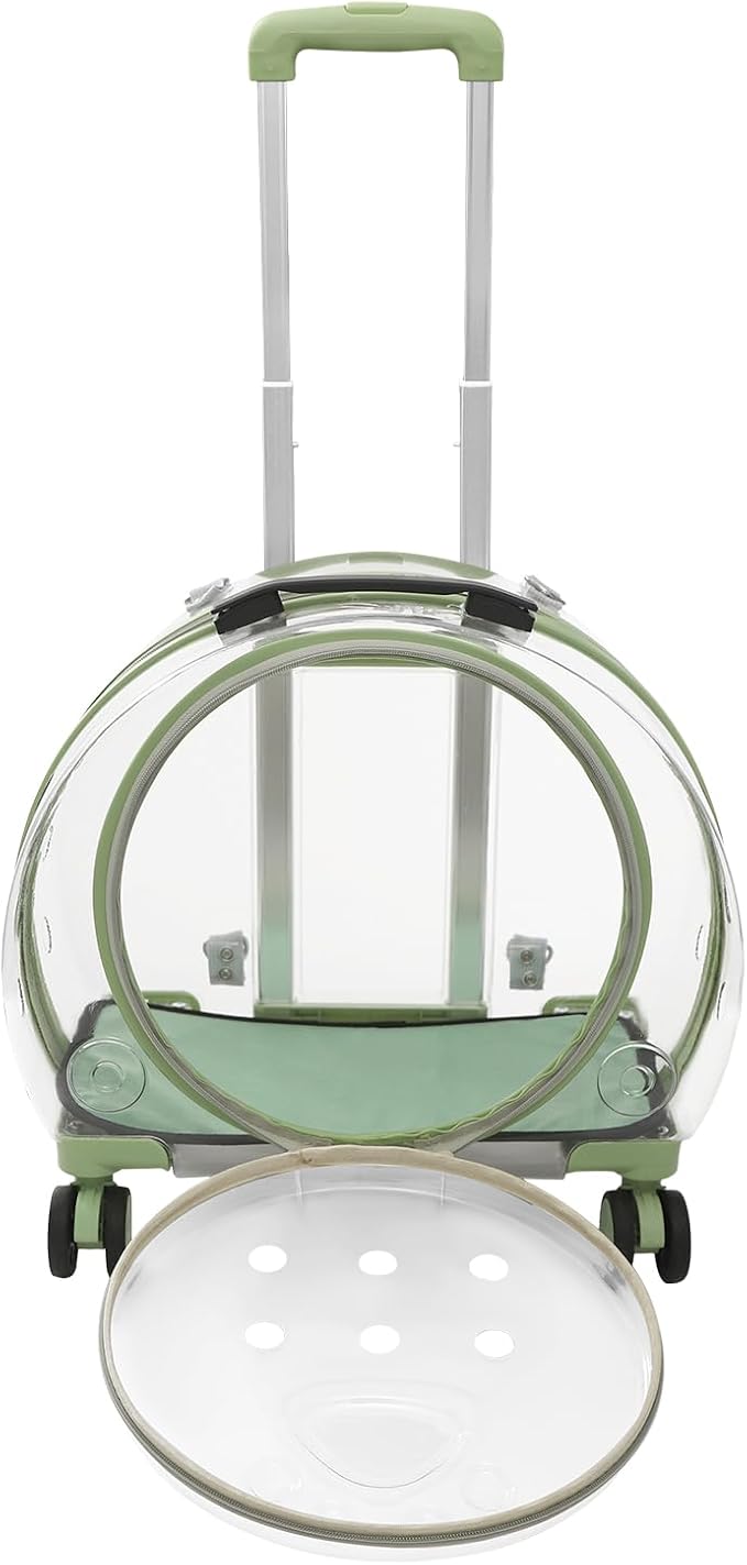 Transparent & Fully Breathable Hard Cat Carrier - Image 8