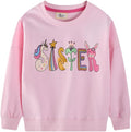 Toddler Baby Girls Cotton Sweater, Long Sleeve Crewneck Sweatshirt Pullover by Unknown