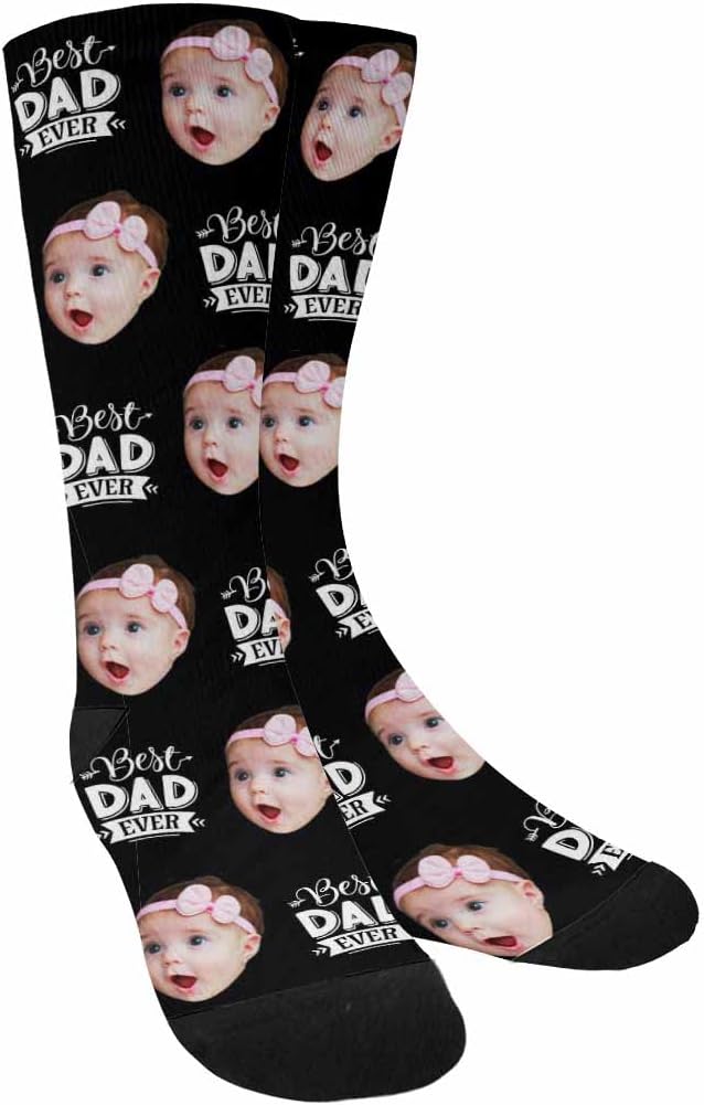 MyPupSocks Custom Personalized Photo Pet Face Socks, Cat and Dog Tracks Paws by MyPupSocks
