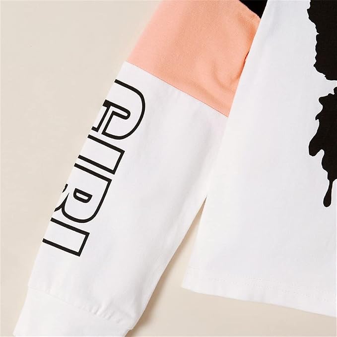 Toddler Baby Girls Clothes Long-sleeve Tie Dye Hoodie Sweatshirt Pants Hooded - Image 8