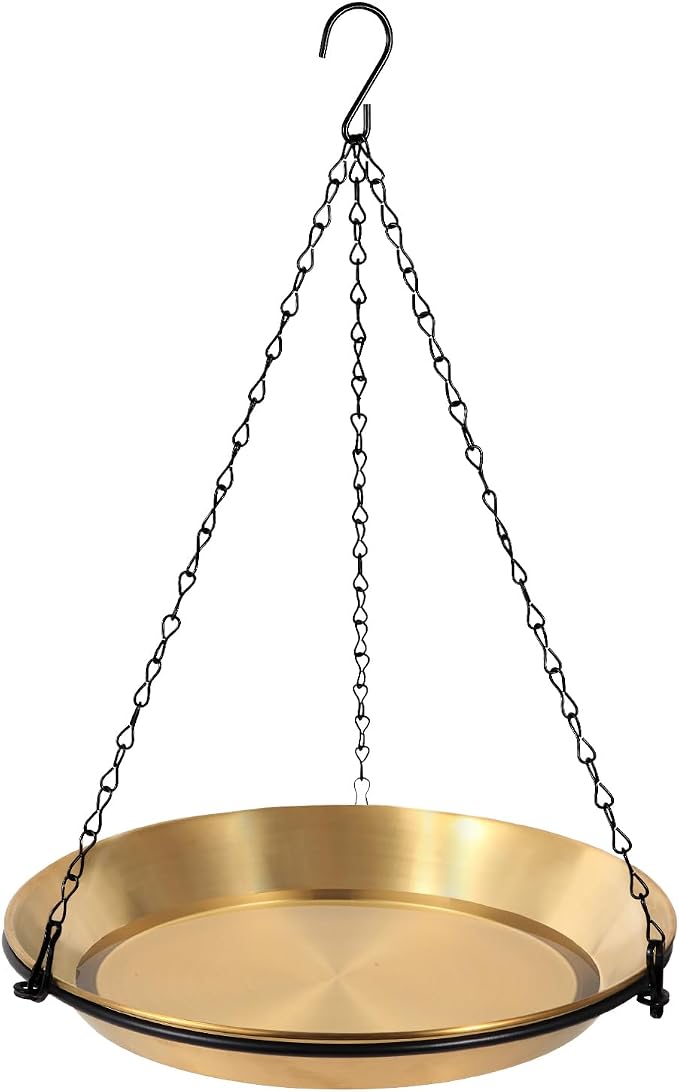 Hanging Bird Bath Bird Feeder Bowl by HRAYLTOP