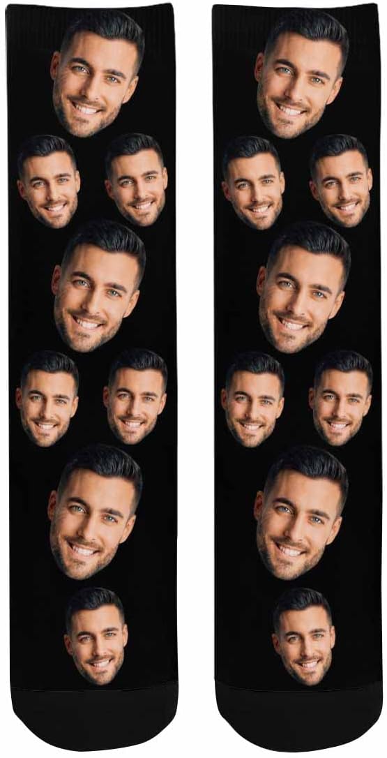 MyPupSocks Custom Personalized Photo Pet Face Socks, Cat and Dog Tracks Paws - Image 5