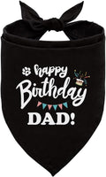 Happy Birthday Dad Dog Bandana, Dad's Gift Dog Bandana, Pet Scarf Accessories by Unknown
