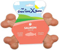 Chew’EMS X Bone Dog Chew Toy for Aggressive Chewers – Long-Lasting Salmon by Chewems