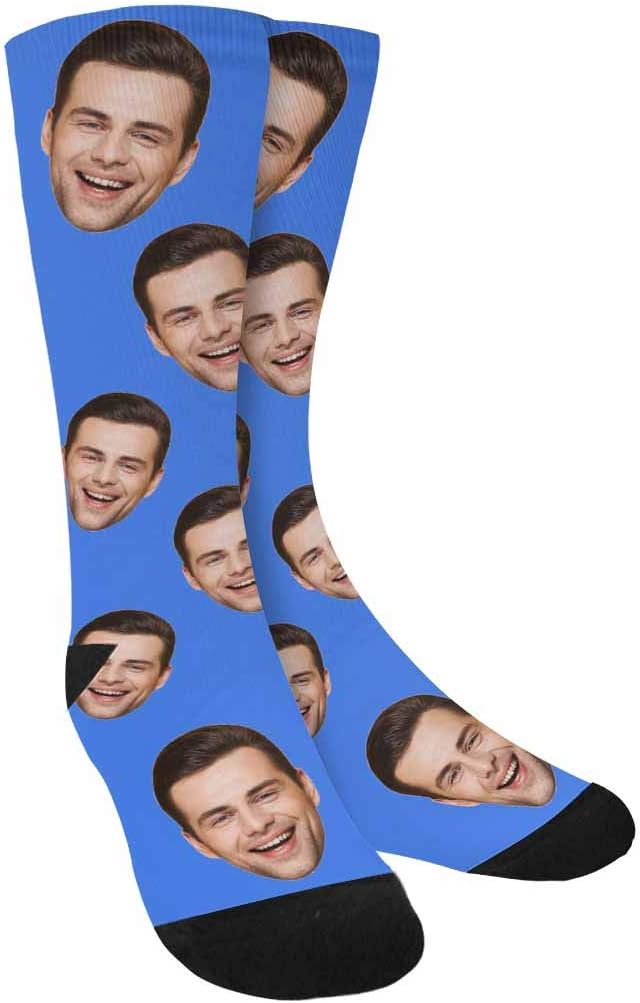 MyPupSocks Custom Personalized Photo Pet Face Socks, Cat and Dog Tracks Paws by MyPupSocks