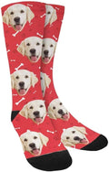 Custom Face Socks, Personalized Dog Lover Pet Photo Picture on Socks Unisex by Enjoy-yjl
