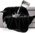 gogobunny Waterproof Bed Blanket, Reversible Sherpa Fleece Throw Blanket by gogobunny