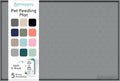 Dog Food Mat - Raised Edges Dogs Mat by PETHAPPILY