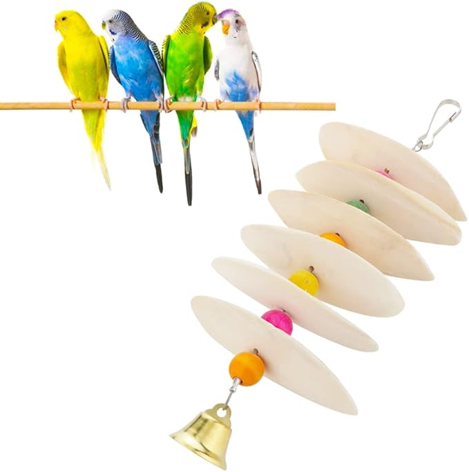 DQITJ Bird Cuttlebone Chew Toy, Natural Bird Calcium Cuddle Bone by DQITJ
