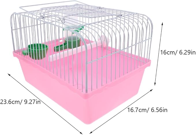 Portable Bird Travel Cage for Small Birds Parrots Lovebirds - Image 2