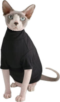 Sphynx Hairless Cats Shirt Cotton Cat Turtleneck Sweater Pullover Kitten by Kitipcoo