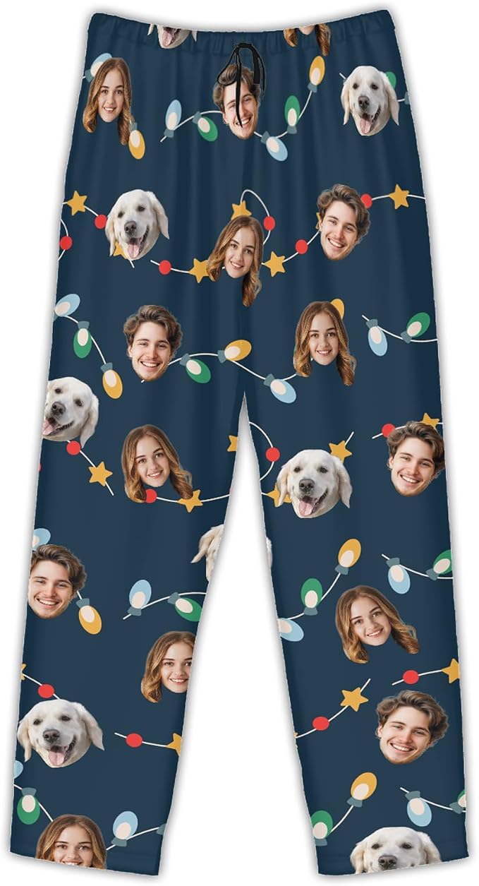 Personalized Pajama Pants For Men Women Custom Pajama Pants - Image 2