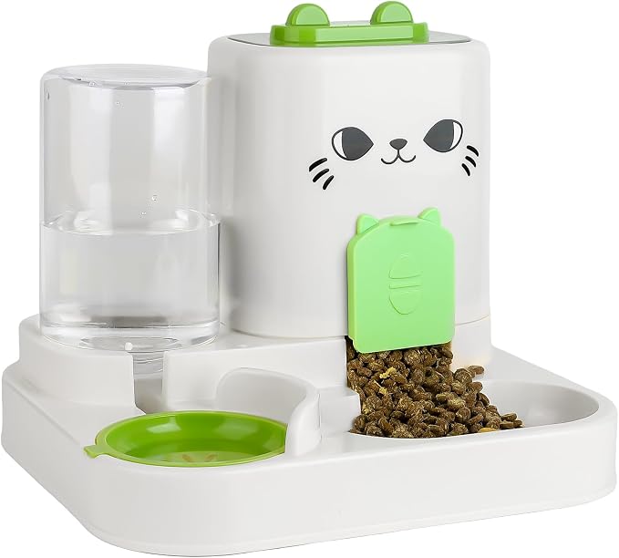 2-in-1 Gravity Pet Feeder & Water Dispenser by KitchMingle