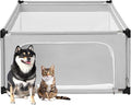 EHEYCIGA 42x42x26 Inches Puppy Playpen Without Top Cover by EHEYCIGA