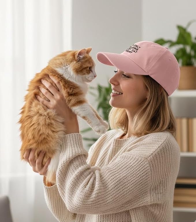Cat Mom & Dad Hats for Proud Cat Parents | for Men & Women | Embroidered Text - Image 6