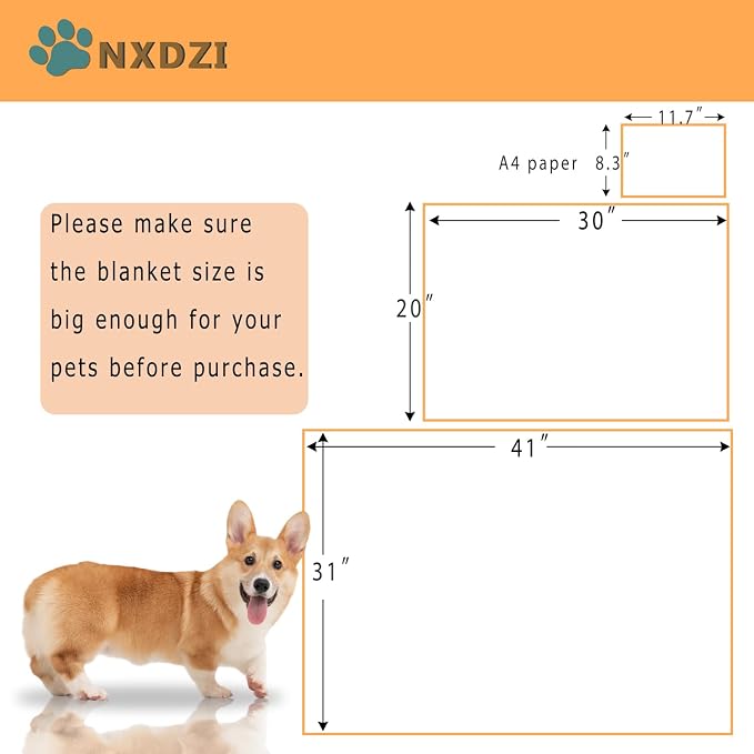 Dog Blankets for Medium Large Dogs Washable, 3 Pack Pet Blanket Washable 41" x - Image 6