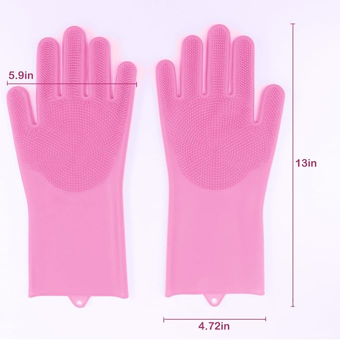 Pet Grooming Gloves, Dog Bathing Gloves - Image 6