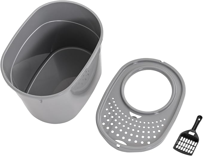 Amazon Basics Large Cat Litter Box - Image 9