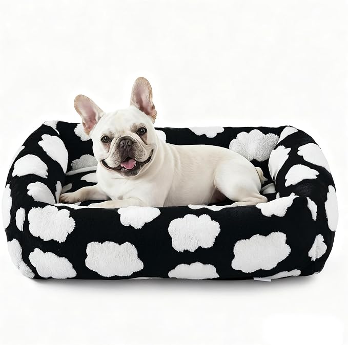 JOEJOY Small Dog Bed for Small Dogs, Rectangle Washable Orthopedic Dog Bed by JOEJOY