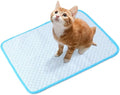 Cooling Mat Pad for Dogs Cats Ice Silk Cooling Bed for Dogs Ice Bed for Cats by Fhodigogo
