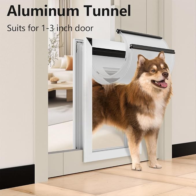 Aluminum Large Dog Door for Extreme Weather, Doggie Door - Image 5