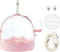 Clear Pet Carrier Travel Cage by Unknown