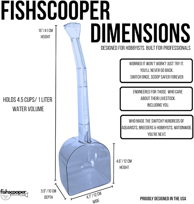 Fish Scooper, Acclimation Container, Fish Trap, Floating Fish Net, Axolotl Tank - Image 8