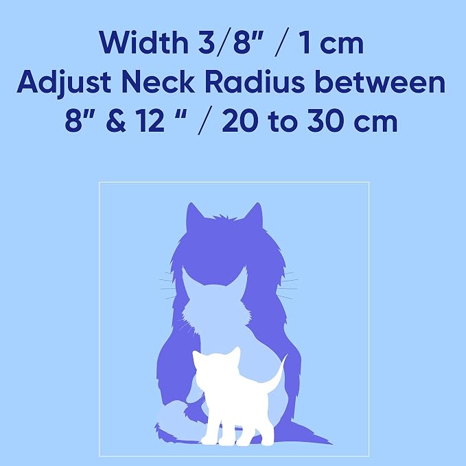 Pawtitas Reflective Blue Cat Collar - Image 6