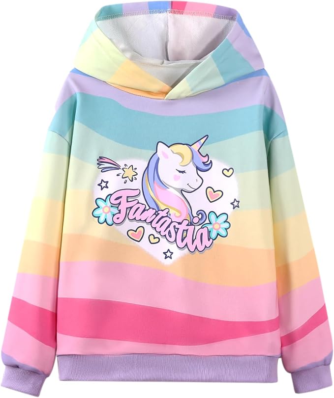WELAKEN Sweatshirts for Girls Toddler & Kids II Little Girl's Pullover Tops by WELAKEN