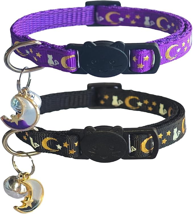 2 Pack Breakaway Cat Collars, Glow in Dark by Unknown