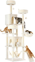 Sweetcrispy Cat Tree 75 Inch, Large Multi-Level Tall Cat Tree Tower by Sweetcrispy