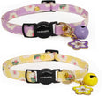 2 Pack Cotton Breakaway cat Collars by Cognatio