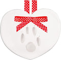 Pearhead Pet Paw Print Valentine’s Ornament Kit – Heart-Shaped Clay Pawprint by Pearhead