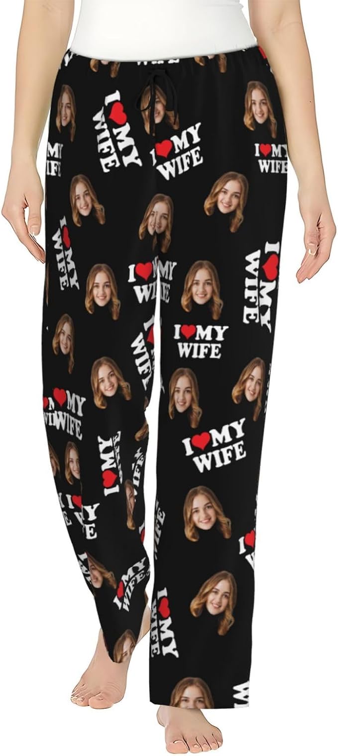 Personalized Pajama Pants For Men Women Custom Pajama Pants by Unknown