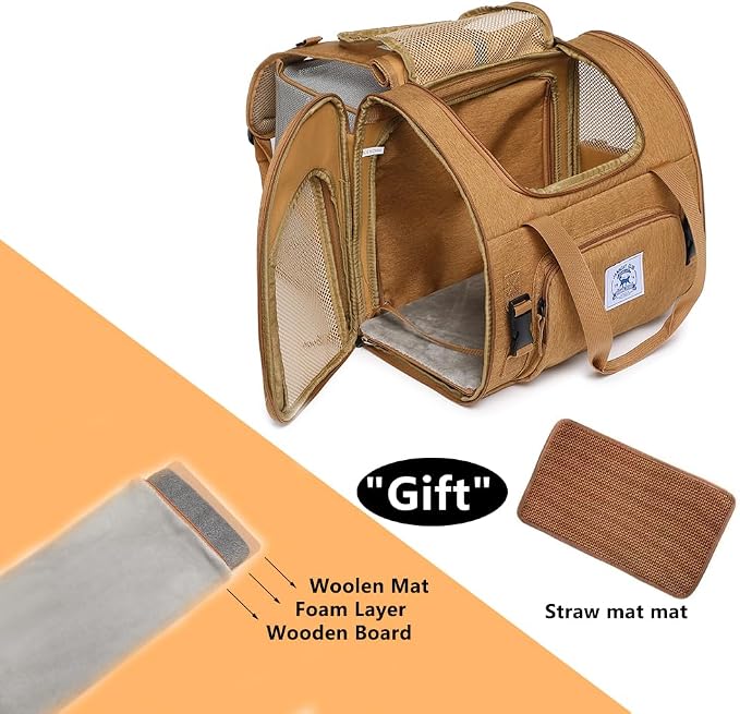 Pet Backpack Carrier for Small Dogs Medium, Large Cats, Breathable and - Image 3