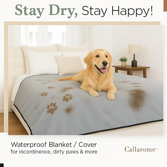 Waterproof Blanket for Bed or Couch – Soft and Leakproof Waterproof Throw - Image 2