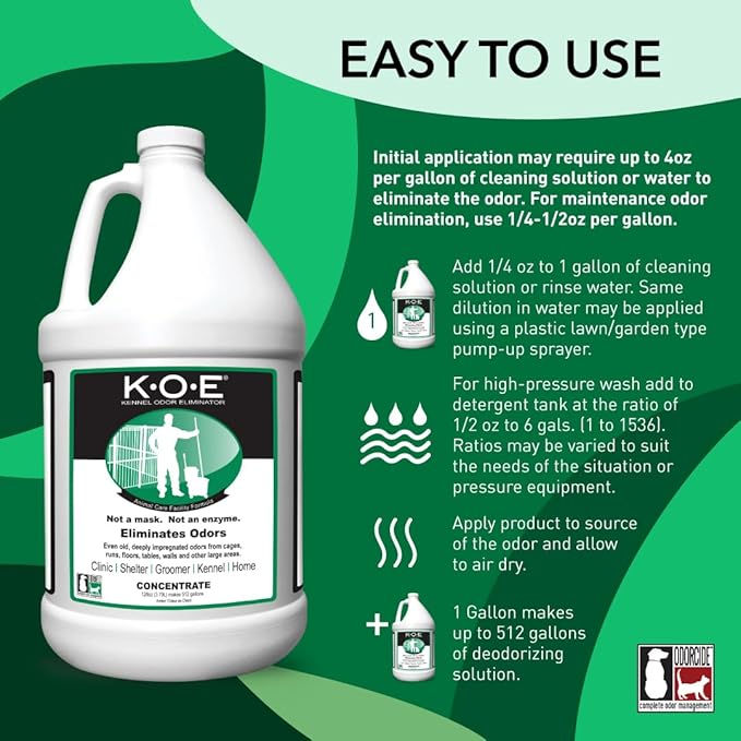 Thornell KOE Kennel Odor Eliminator Concentrate, Odor Eliminator - Image 2