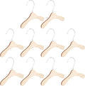 Wooden Dog Clothes Hangers 8.66 Inch Small Pet Apparel Hangers Wear-Resistant by GLSTOY