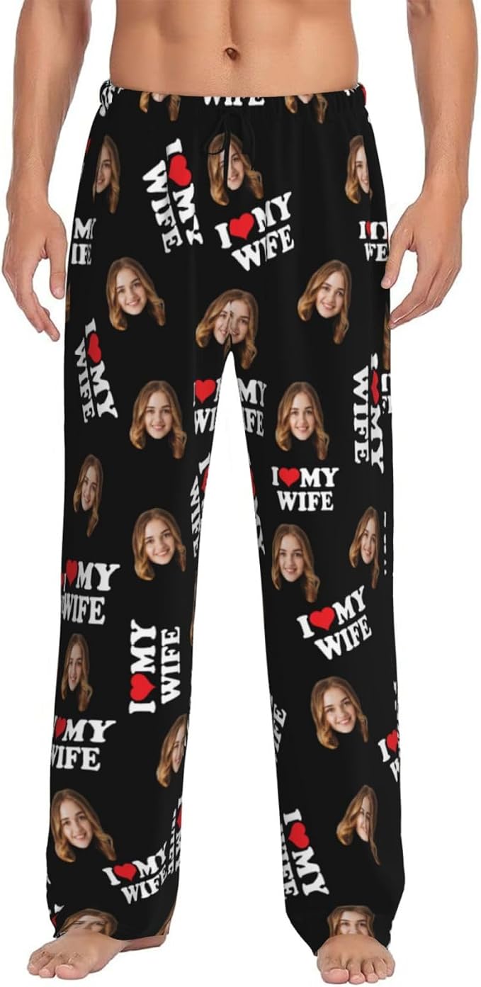 Personalized Pajama Pants For Men Women Custom Pajama Pants by Unknown