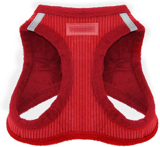 Voyager Step-In Plush Dog Harness – Soft Plush, Step In Vest Harness by BestPetSuppliesLLC