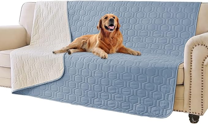 Waterproof and Anti-Slip Dog Bed Cover and Pet Blanket Sofa Pet Bed Mat ，car by TcksstexFauxFurDogBedCover