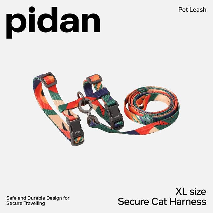 pidan Cat Harness and Leash Set, XL Size - Image 2