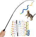 Cat Wand Toy, Long Interactive Wand Toys by PATTEPOINT