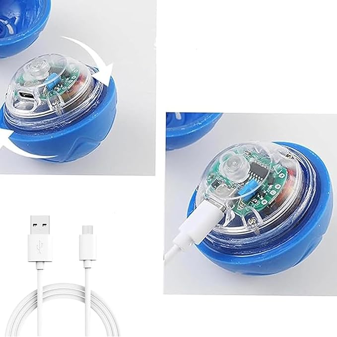 Smart Jumping Ball Toy for Dogs, Duraspin Dog Bouncing Ball, Interactive - Image 3