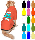 Custom Dog Hoodie Personalized Photo Text Logo Name Dog Clothes, Soft & Warm by Mynvzrk