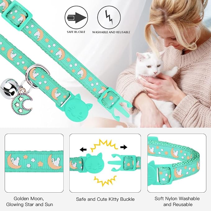 2Pcs Breakaway Cats Collars Cat Collars - Image 3