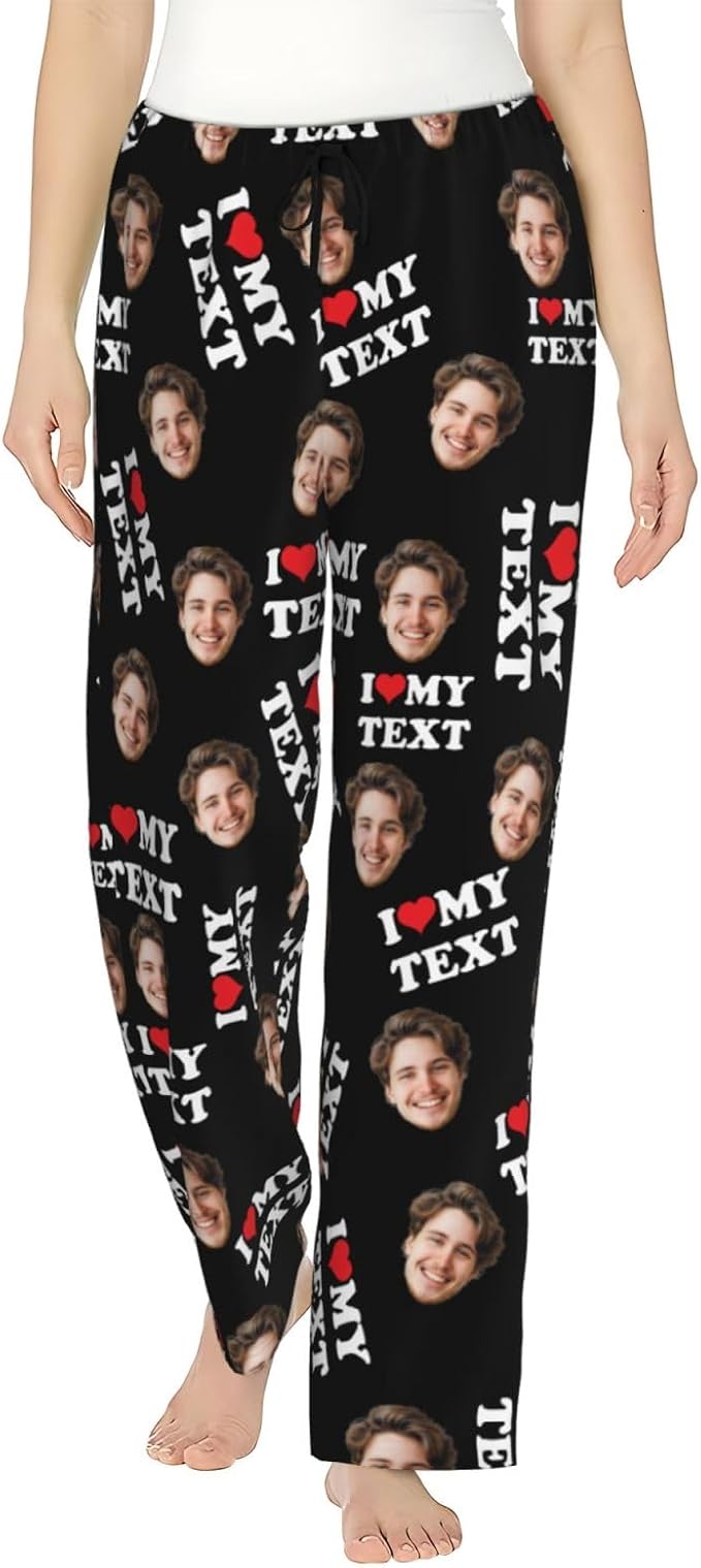 Personalized Pajama Pants For Men Women Custom Pajama Pants by Unknown