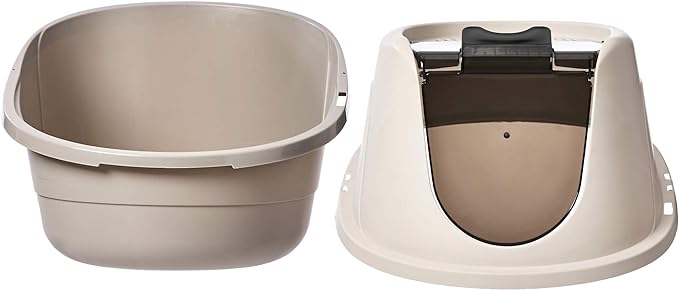 Amazon Basics No-Mess Hooded Enclosed Cat Litter Box - Image 3