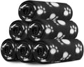 Comsmart Dog Blankets for Small Dogs, 6 Pack Puppy Blanket Cute Paw Print Pet by Comsmart